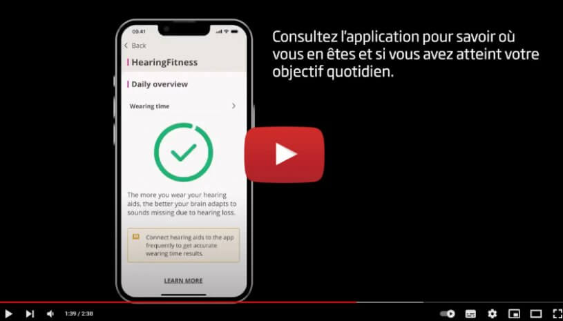 Vidéo : Comment utiliser la fonction HearingFitness™ dans l'application Oticon Companion ? - Audition Conseil