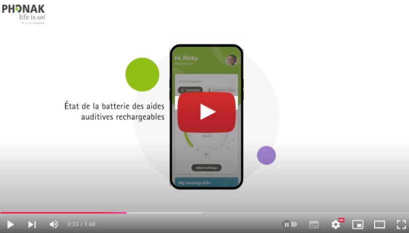 Vidéo : Personnaliser son expérience d'écoute avec l'app myPhonak Junior - Audition Conseil