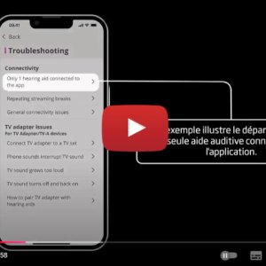 Vidéo : Comment trouver l'aide et l'assistance dans l'application Oticon Companion ? - Audition Conseil